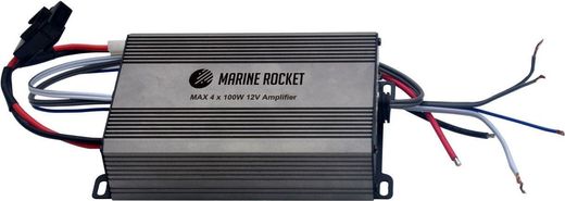 4-х канальный морской усилитель с AUX, Marine Rocket