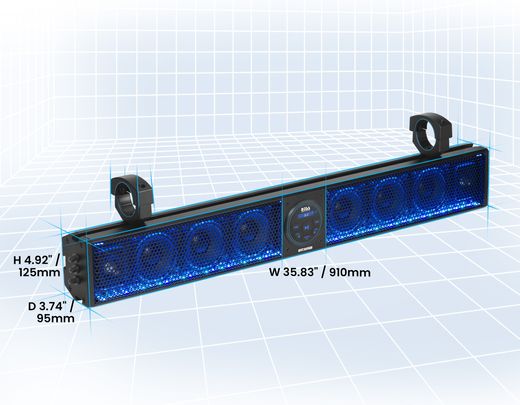 Акустическая панель на таргу BRT36RGB, BOSS