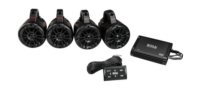 Морская аудиосистема на таргу BOSS BPS4B, MRWT40RGB.4