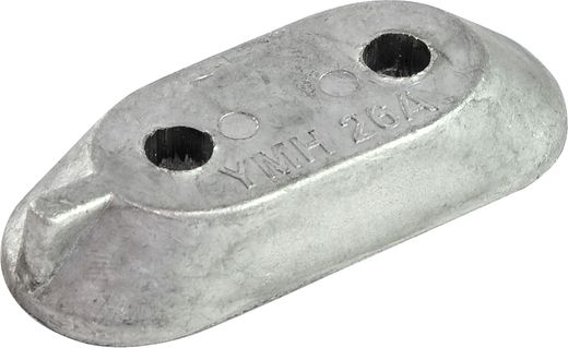 Анод алюминиевый Yamaha 25-50/F9.9-250, Honda 2-15