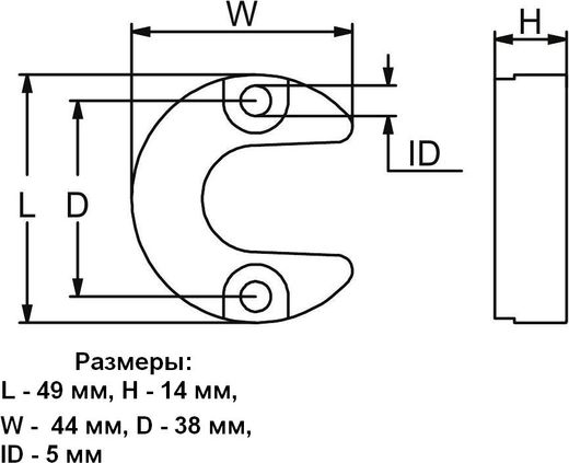 Анод цинковый MerCruiser Alpha I Gen II. Martyr