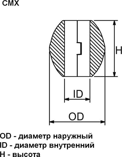 Анод цинковый для валолинии, D45 мм. Martyr