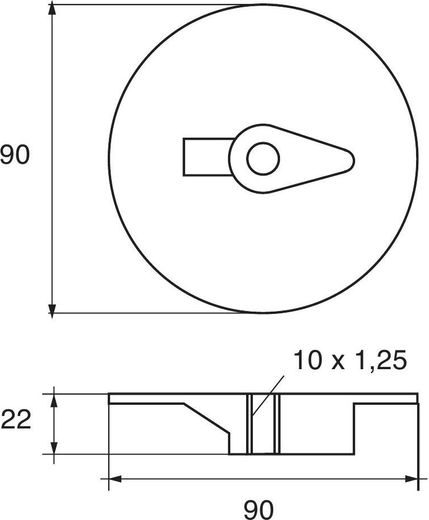 Анод цинковый Polipodio, для Yamaha 60-225 hp