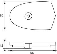 Анод цинковый Polipodio, для Yamaha 6C-6D-8C