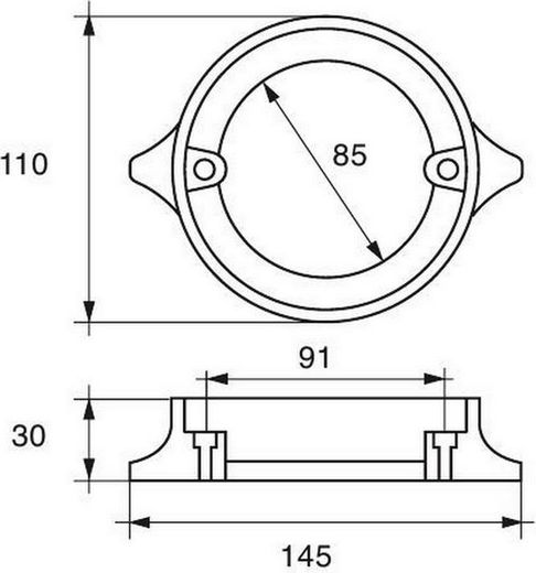 Анод магниевый Polipodio, для УПОК Volvo Penta DP280/DP290/DP