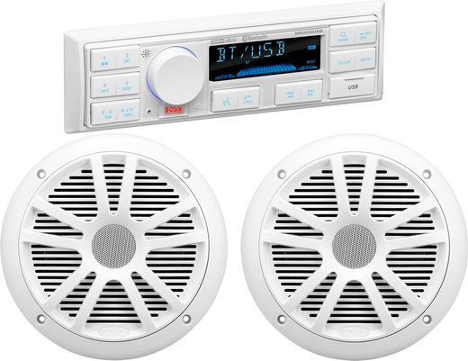 Морская аудиосистема 1DIN BOSS MCK500WB.6 (комплект2)