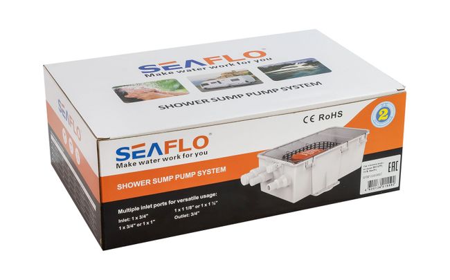 Бак откачки воды из душа 600 GPH, 12 В, SeaFlo