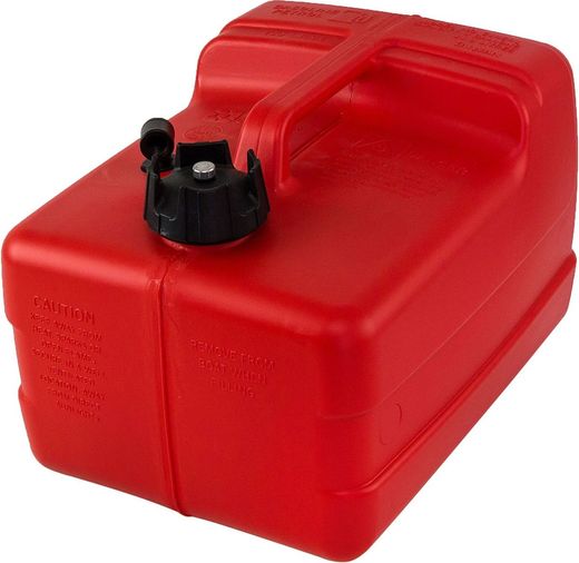 Бак топливный 12 л с коннектором и шлангом в сборе для Yamaha, Tohatsu/Nissan, Mercury
