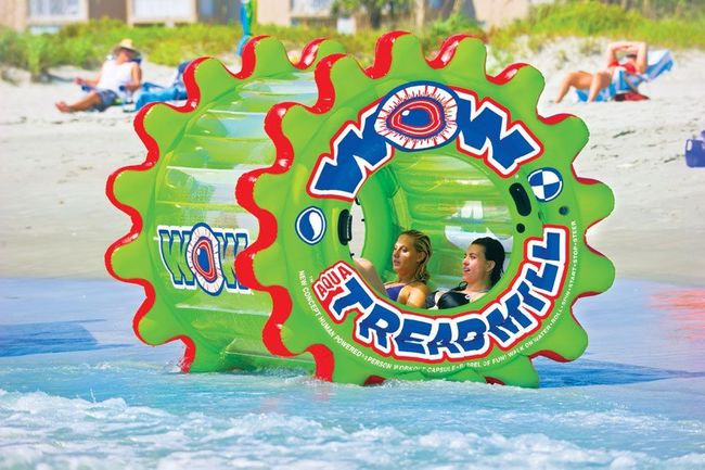 Надувной аттракцион "Aqua Treadmill", трехместный