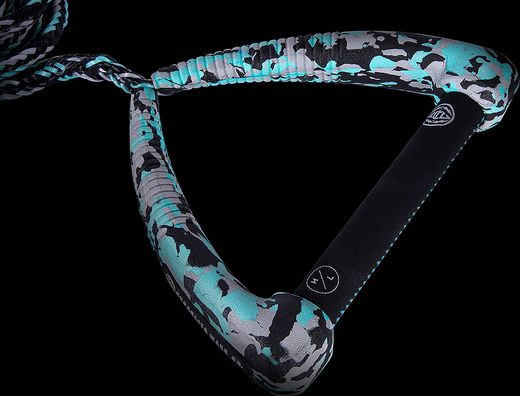 Фал 25 Arc Surf с рукояткой, оранжево-синий