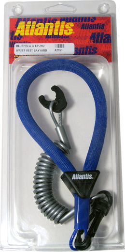 Чека для вм Kawasaki с плавающим ремешком, сине-серебристая