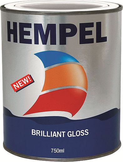 Эмаль однокомпонентная Brilliant Gloss темно-белая с сероватым оттенком (Matterhorn White), 0,75 л