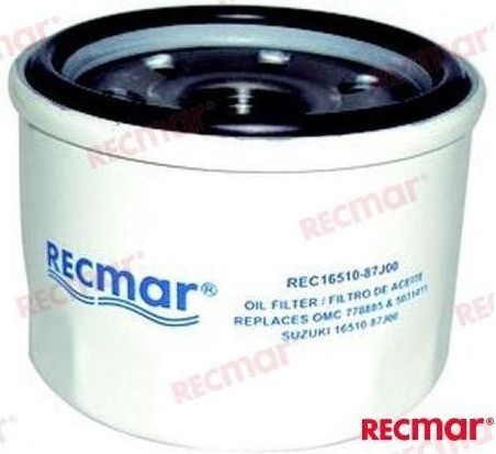 Фильтр масляный Suzuki DF25-70/DF40A/50A/60A, Recmar