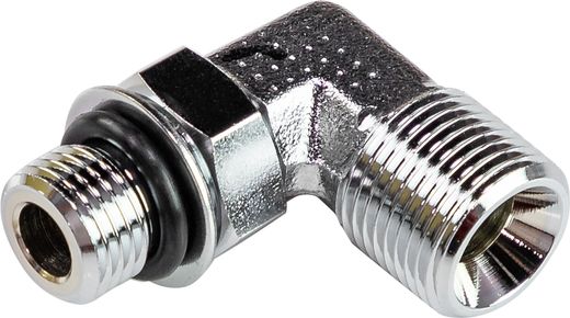 Переходник угловой на гидроцилиндр 3/8"x1/4", Sea First
