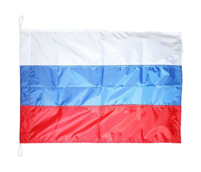 Флаг россии, шитый, 60х90 см