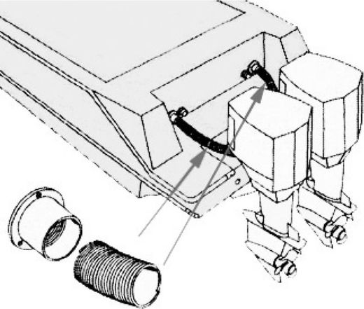 Гофра кабель-трассы d50,8 мм, серая