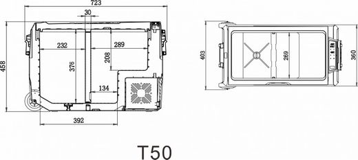 Холодильник компрессорный Alpicool T50