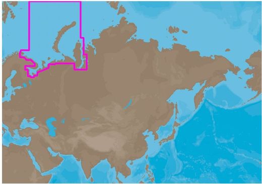 Карта MAX Северо-Западное побережье России