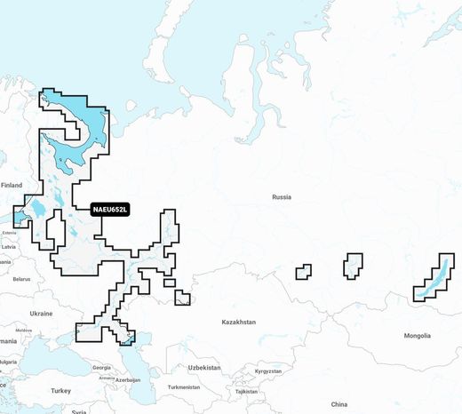 Карта Navionics Россия европейская часть, Белое море, Байкал