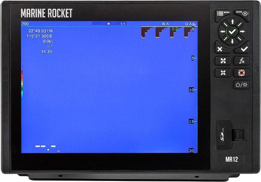 Картплоттер морской 12X c AIS, Marine Rocket