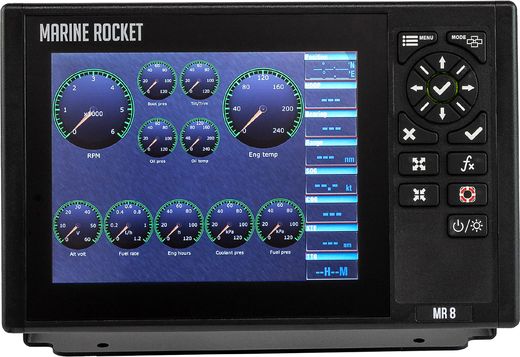 Картплоттер морской 8C, Marine Rocket