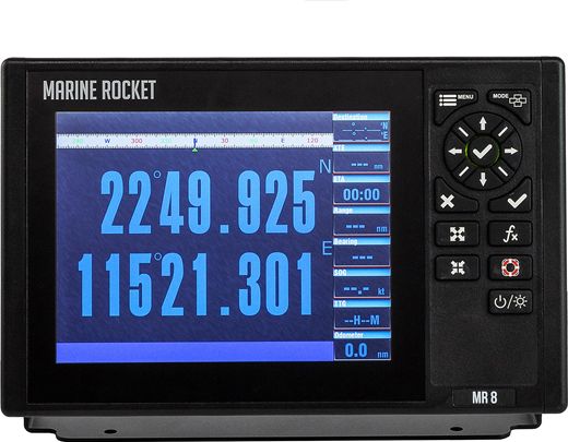 Картплоттер морской 8X c AIS, Marine Rocket