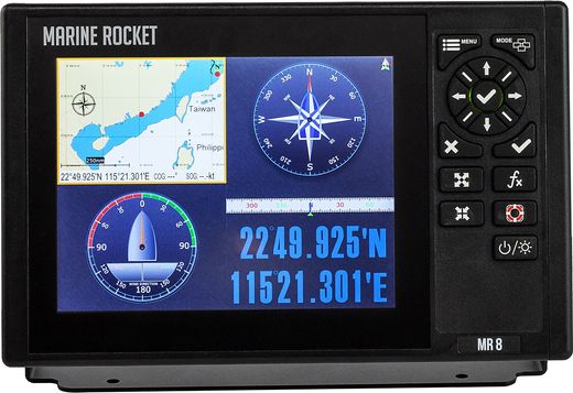 Картплоттер морской 8X c AIS, Marine Rocket