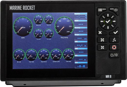 Картплоттер морской 8X c AIS, Marine Rocket