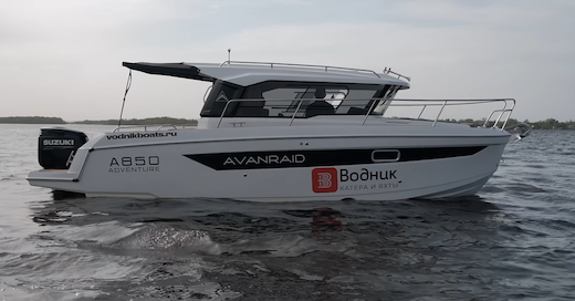 Катер AVANRAID A850 ADVENTURE с Suzuki DF300APX "Волга"
