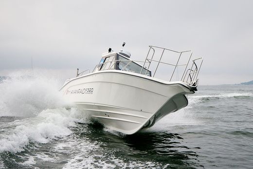 Катер AVANRAID F320 FISHMASTER с Suzuki 2хDF200ATX/AZX