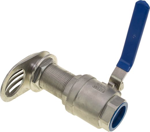 Клапан шаровый 1 1/2" с водозаборником d39mm