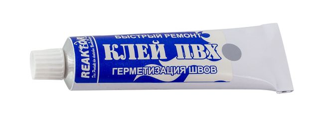 Клей ПВХ серый, 30мл, Reaktor