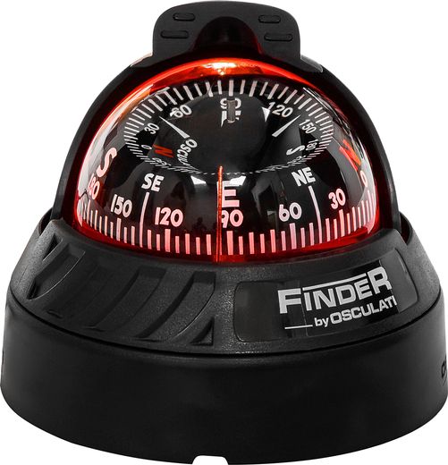 Компас FINDER размер 2" 5/8 (67 мм), накладной, черный