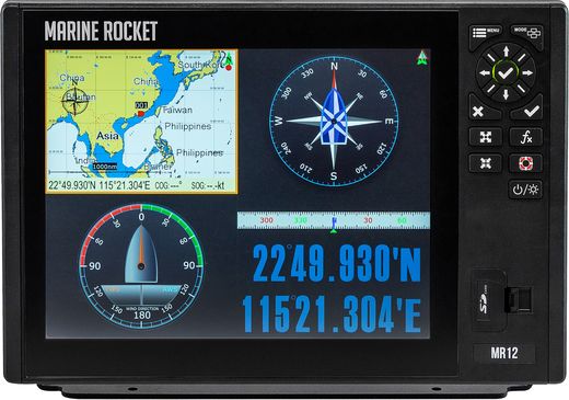 Комплект морской навигации 12X/TMM40-50-200XT/KRA-1009_N, Marine Rocket