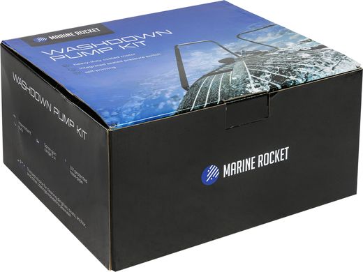 Комплект помывочный Marine Rocket, 12 В, 17 л/мин, 40 PSI (2.8 бар)