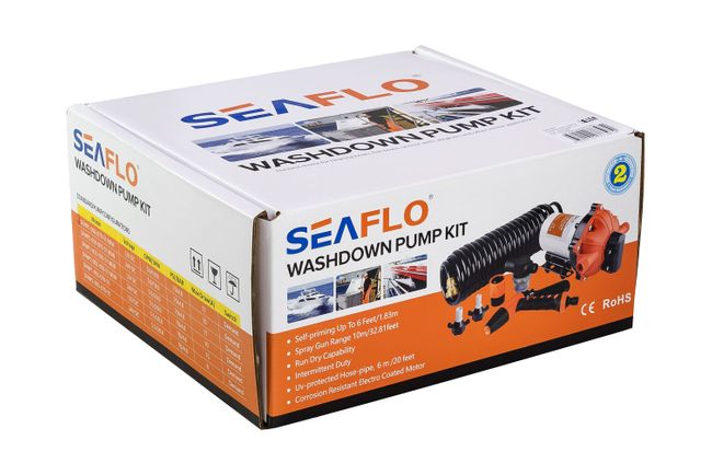 Комплект помывочный SeaFlo, 12 В, 18.9 л/мин, 70 PSI (4.8 бар)