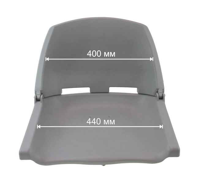 Кресло для катера (яхты) пластиковое серое (C12503G)