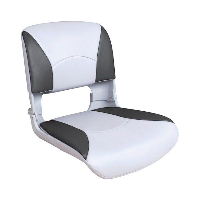 Кресло пластмассовое складное с подложкой Deluxe All Weather Seat, белый/чёрный