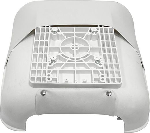 Кресло для катера (яхты) пластмассовое складное с подложкой Deluxe All Weather Seat, белый/красный