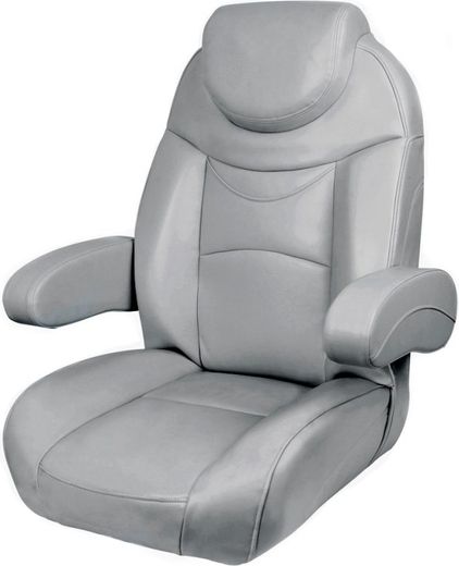 Кресло для катера (яхты) Premium Reclining, обивка винил, цвет серый, Marine Rocket (96166G-MR)