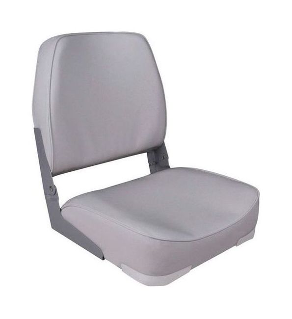 Кресло складное мягкое Economy Low Back Seat, серое