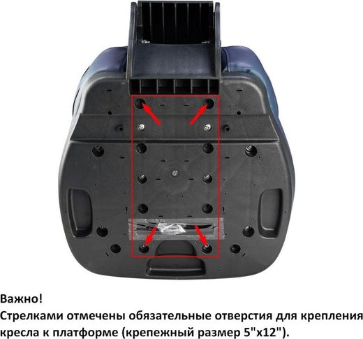 Кресло для катера (яхты) складное мягкое Marine Rocket, цвет серый (4620136032582)