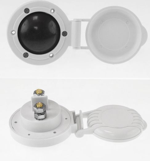 Лебедка якорная South Pacific EC1000J горизонтальная силовая, 1100 Вт, 12 В