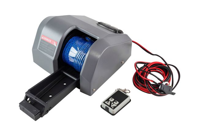 Лебедка якорная autoTRAC AUTODEPLOY 35SW, серая