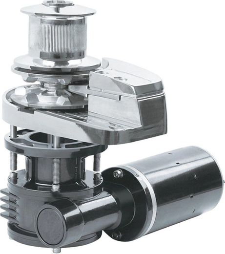 Лебедка якорная серии-C Heavy Duty Style (c барабаном) 600Вт, 12 В, цепь 6 мм/веревка 12 мм