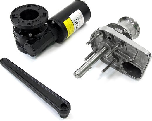 Лебедка якорная серии-C Heavy Duty Style (c барабаном) 600Вт, 12 В, цепь 6 мм/веревка 12 мм