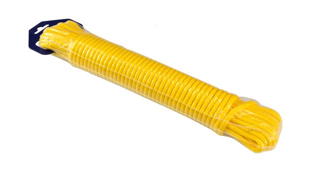 Линь плавающий  d6 мм, L25 м, желтый