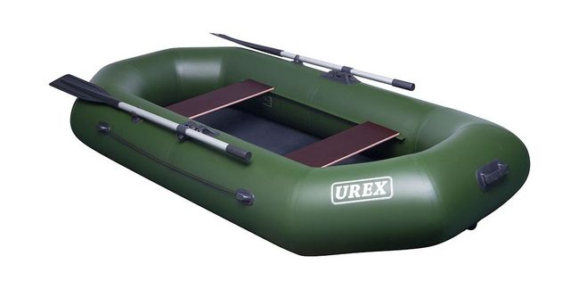 Надувная лодка ПВХ UREX 240У, зеленая