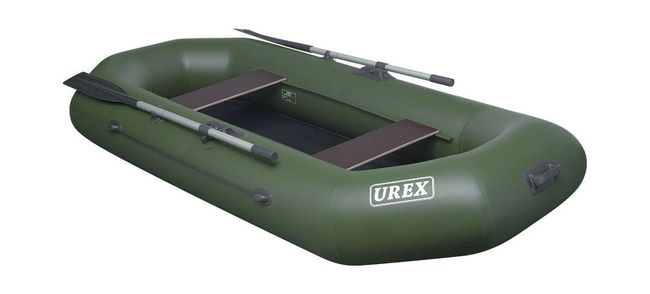 Надувная лодка ПВХ UREX 260У, зеленая