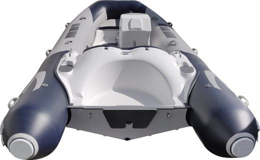 Лодка РИБ (RIB) Адмирал 470, с консолью, светло-серый/синий